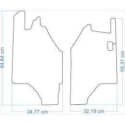 Iseki TM3267E Traktoriaus kilimėliai 48276