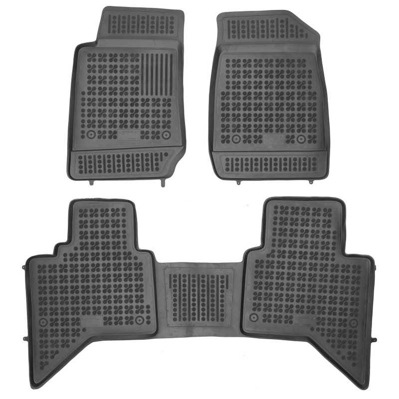Isuzu D-MAX II 5 vietų 2011-2019 m. Guminiai kilimėliai REZAW 203901