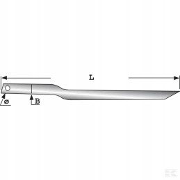 Mailleux kotas 550 mm oe25 dantys