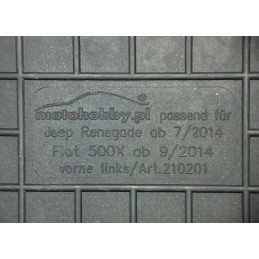 Jeep Renegade 2014- Guminiai kilimėliai MOTOHOBBY 210201