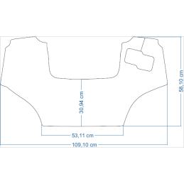 John Deere 3 serijos 3033R 3039R 3046R traktorių kilimėliai 48351