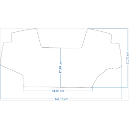 John Deere 6 serijos 6330 Premium traktorių kilimėliai 48260