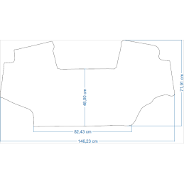 John Deere 6M serijos 2017 m. traktoriaus kilimėliai 48012