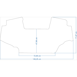 John Deere 6M serijos 2017 m. traktoriaus kilimėliai 8012K00001