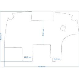 John Deere 9R 9RT 9RX serijos 2014–2021 m. traktorių kilimėliai 48215