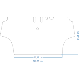 John Deere R4140i 2015-2020 traktoriaus kilimėliai 48392