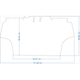 John Deere R4150 traktoriaus kilimėliai 48410