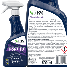 Kabinos valiklis 500 ml – ETRO T006