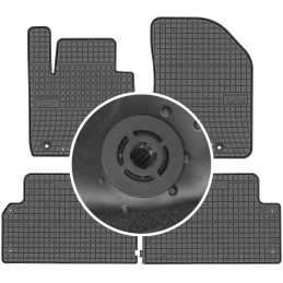 Kia Carens IV (5 vietų) 2013- Guminiai kilimėliai FROGUM 0435