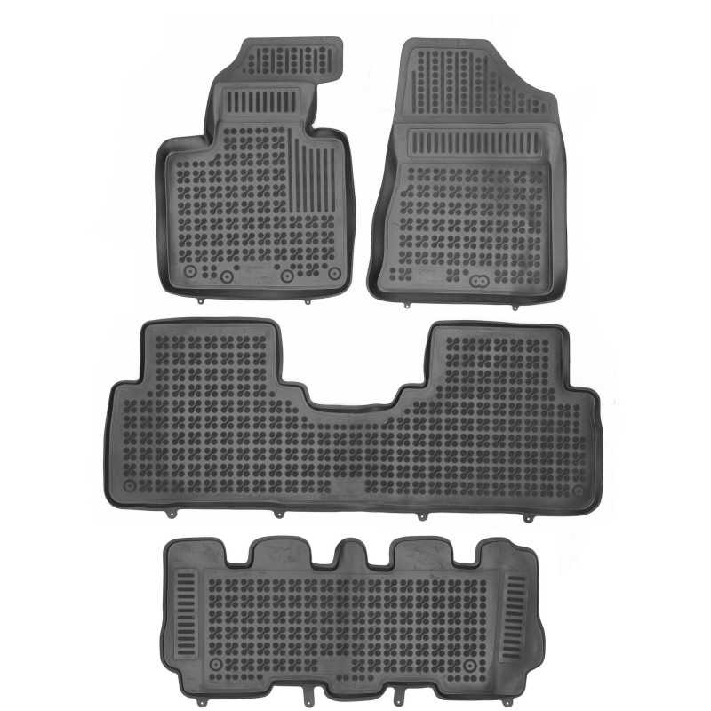 Kia SORENTO III 7 vietų 2015-2020 Guminiai kilimėliai REZAW 201019