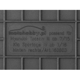 Kia Sportage IV 2015- Guminiai kilimėliai MOTOHOBBY 160803