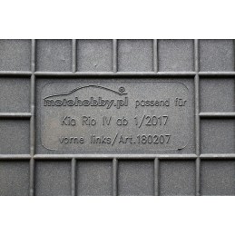 Kia Stonic 2017- MOTOHOBBY priekiniai guminiai kilimėliai 180207/2