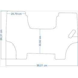Kubota L L5040 traktoriaus kilimėliai 48430