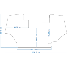 Kubota M7 M7060 traktoriaus kilimėliai 48219