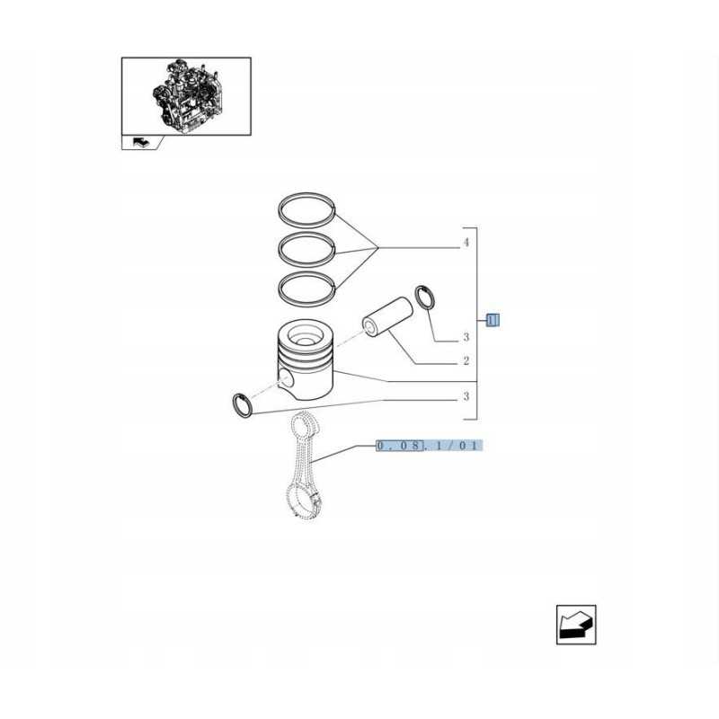 Stūmoklis new Holland t4000 t5000 tsa korpusas jx 8094740 c
