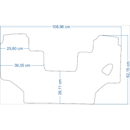 Massey Ferguson 1765 2022- Traktoriaus kilimėliai 48404