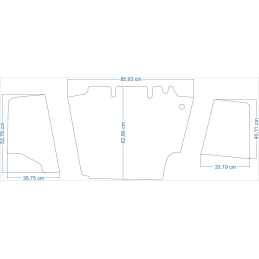 Massey Ferguson 3080 traktoriaus kilimėliai 48406