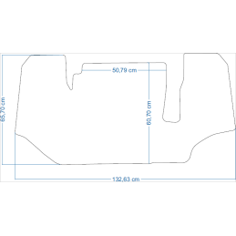 Massey Ferguson 5 6 7 8 7400 6400 2011- Traktoriaus kilimėliai 48358