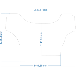 Massey Ferguson 5M 2021- traktoriaus kilimėliai 48208