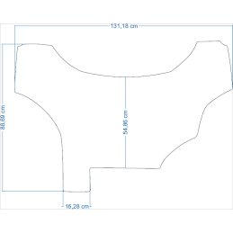 Massey Ferguson 5M 5000M 2022- Traktoriaus kilimėliai 48111