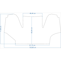 Massey Ferguson 5S 2015-2023 / Massey Ferguson 5S 2019- Traktoriaus kilimėliai 48019
