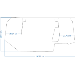 Massey Ferguson 6 6180 6150 1997-2000 traktorių kilimėliai 48322