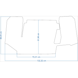 Massey Ferguson 8 8130 traktoriaus kilimėliai 48418