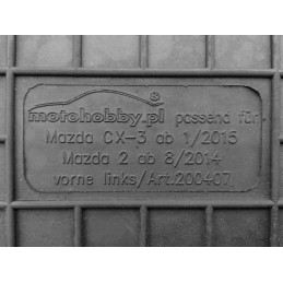 Mazda 2 III 2015- Guminiai kilimėliai MOTOHOBBY 200407