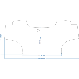 McCormick Sharp fusion 1 x8.631 2023- traktoriaus kilimėliai 48334