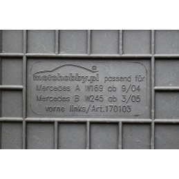 Mercedes A-klasės W169 2004-2012 m. guminiai kilimėliai MOTOHOBBY FRONT 170103/2