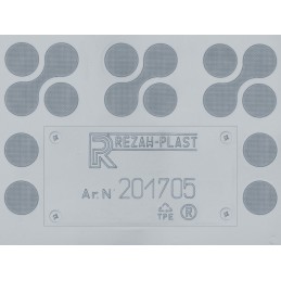 Mercedes B klasės W245 2005-2011 m. guminiai kilimėliai REZAW GREY 201705/S