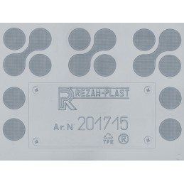 Mercedes B klasės W246 2011-2018 m. guminiai kilimėliai REZAW GREY 201715/S