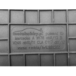 Mercedes B-klasės W246 2011-2017 m. guminiai kilimėliai MOTOHOBBY FRONT 181203/2