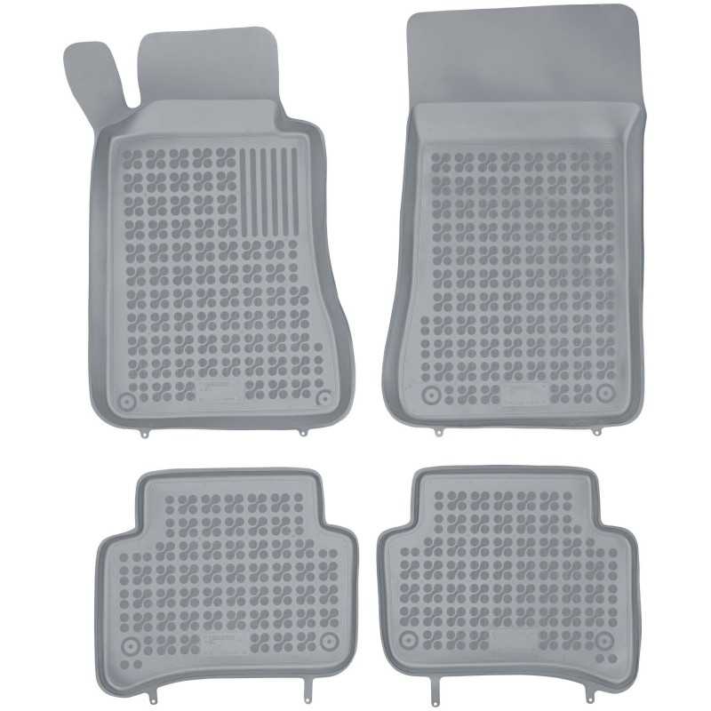 Mercedes C klasės W203 2000-2007 m. guminiai kilimėliai REZAW GREY 201701/S