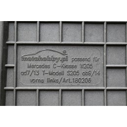 Mercedes C-klasės W205 2014- MOTOHOBBY guminiai kilimėliai PRIEKINIS 180206/2