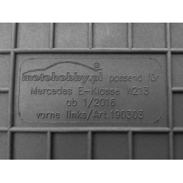 Mercedes E klasės W213 2016- MOTOHOBBY guminiai kilimėliai PRIEKINIS 190303/2