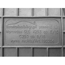 Mercedes GLC C253 2015- MOTOHOBBY priekiniai guminiai kilimėliai 190304/2