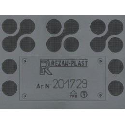 Mercedes Sprinter II 2006-2018 m. dvivietės guminės kilimėlės REZAW 201729