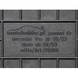 Mercedes Viano W639 2003-2014 Guminiai kilimėliai MOTOHOBBY 170306