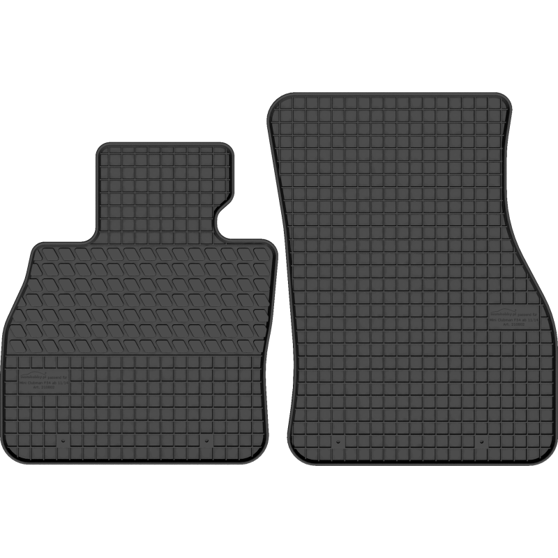 Mini Clubman II F54 2014-2024 m. guminiai kilimėliai MOTOHOBBY FRONT 210802/2