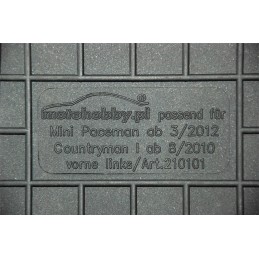 Mini Countryman I 2010-2016 m. Guminiai kilimėliai MOTOHOBBY 210101