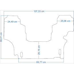 New Holland Boomer 50 traktoriaus kilimėliai 48344