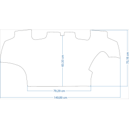 New Holland T6 / T5.110 2024- traktoriaus kilimėliai 48062