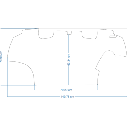 New Holland TSA TS115A 2003-2008 traktoriaus kilimėliai 48072