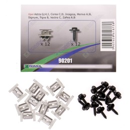 Opel Astra III H 2004-2014 Variklio dangtelio laikikliai ROMIX 90201