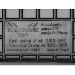 Opel Astra J 2009-2019 m. Guminiai kilimėliai MAX-MAT 803514