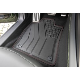 Opel Astra VI L nuo 2021 m. AmalPlast AP1105 guminiai kilimėliai – nubuko spalvos (raudoni siūlai)