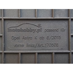 Opel Astra VK 2015- Guminiai kilimėliai MOTOHOBBY 170508