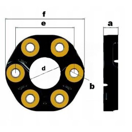 Sustiprinta guminė sankaba 84057788