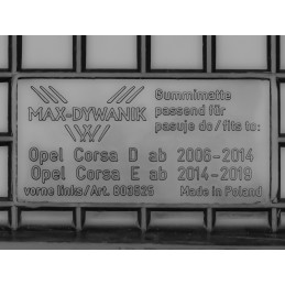 Opel Corsa E 2014-2019 Guminiai kilimėliai MAX-MAT 803525